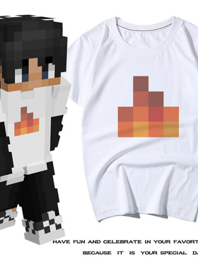 Sapnap Dream Team SMP Merch 3D衣服日系游戏周边上衣短袖t恤夏t