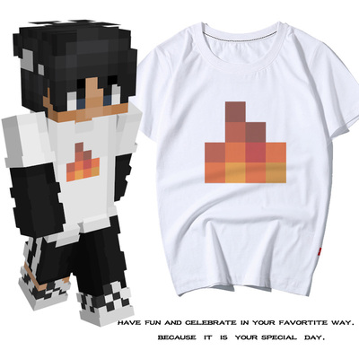 Sapnap Dream Team SMP Merch 3D衣服日系游戏周边上衣短袖t恤夏t