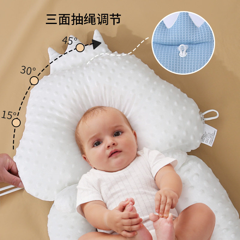 婴儿定型枕头四季0-1岁幼儿睡觉安全感神器头型矫正偏头安抚抱枕