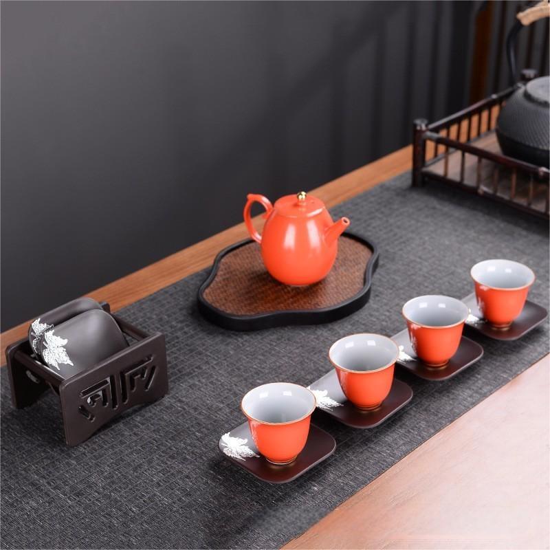 电木茶杯垫套装贴锡茶道杯垫隔热垫壶承功夫茶具茶道配件六君子批
