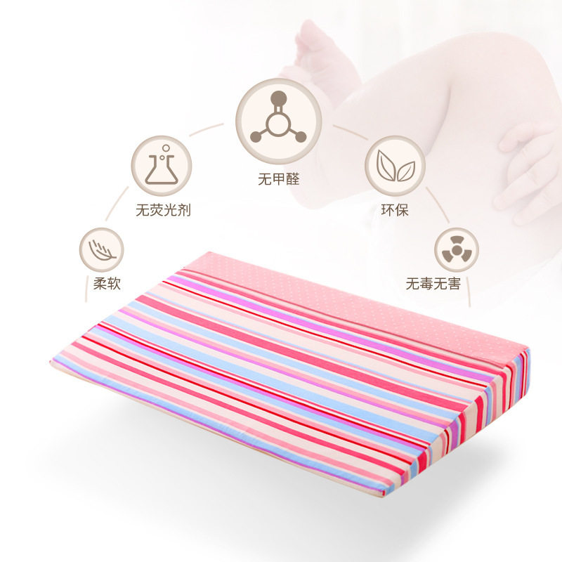 SANDESICA 婴儿哺乳枕婴童枕头 婴儿三角枕头防吐奶枕斜坡枕