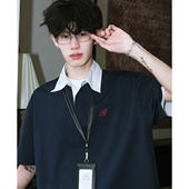 polo衫 WUR夏季 领假两件短袖 翻领拼接衬衫 男索罗娜凉感T恤 2026新款