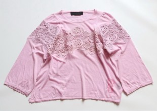 欧式 蕾丝廓形针织衫 时尚 150美金 女T971 AKIABARA 精品