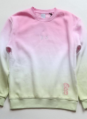 强货 CHAI油DSL 2025秋冬 绣花LOGO+时尚吊染 廓形圆领卫衣女X970