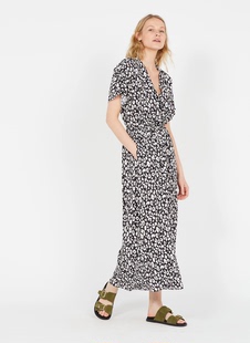 蕞新190英镑 型连衣裙W853 豹纹时尚 erose 夏季 Bel 好版 比利时时装