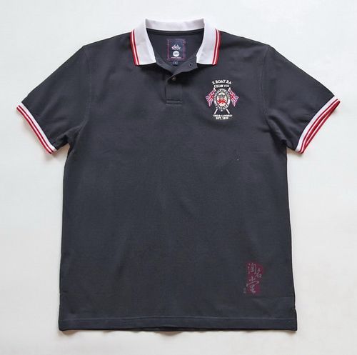 Hacke*t专柜1500绣花LOGOPOLO衫