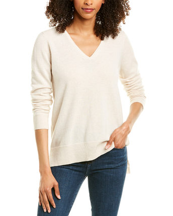 美式时尚tyler b*e  300美金 时尚廓形V领羊绒衫 女U821