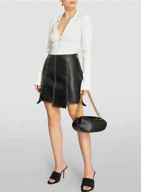 简约派大师H*lmut Lang 2025春夏 380英镑 时尚气质罗纹开衫X591