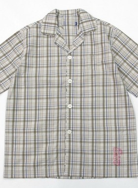 特 强货 BF  ZG1380 气质格子 舒适 高档短袖睡衣 男Q117