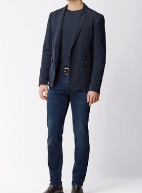 特 强货 德系高端 细腻舒适立体弧线 圆领针织衫 男R389