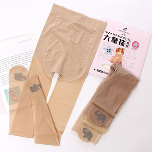 防勾不脱丝足底防滑连裤 加肥加大码 袜5120 隐形丝袜女薄款 远东夏季