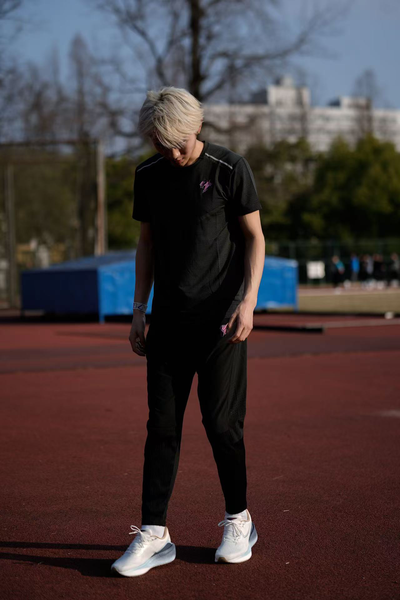 GL蛇年田径篮球短袖运动T恤男士速干跑步服训练上衣健身服休闲服