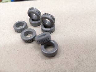55050A2 MAGNEITCS铁镍钼磁环 体积12.7*7.9*4.75 U值125导磁率56