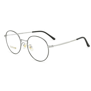 正品圆形眼镜框女款纯钛超轻眼镜架防辐射蓝光近视眼镜韩版潮眼睛