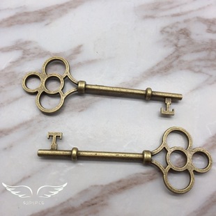 暗区突围客房6m钥匙模型diy复古银色古铜色钥匙挂件金属钥匙道具