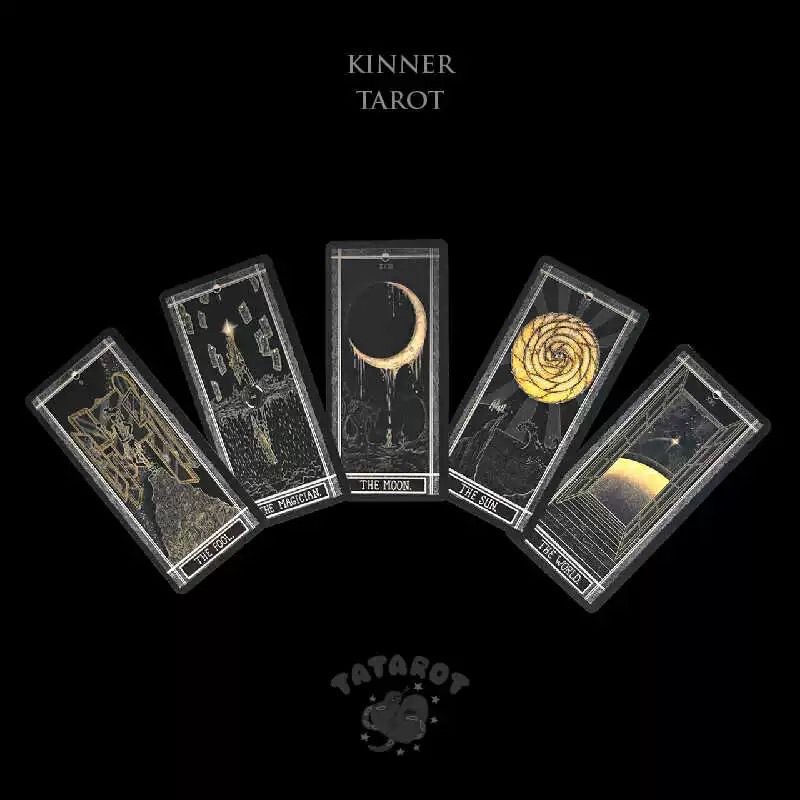 塔罗占牌  金能塔牌纯英文The Kinner Tarot 11.3x5.4cm桌游卡牌