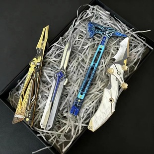 北极星怜悯影锋蝴蝶三角洲模型战斧黑海合金武器模型礼盒套装玩具