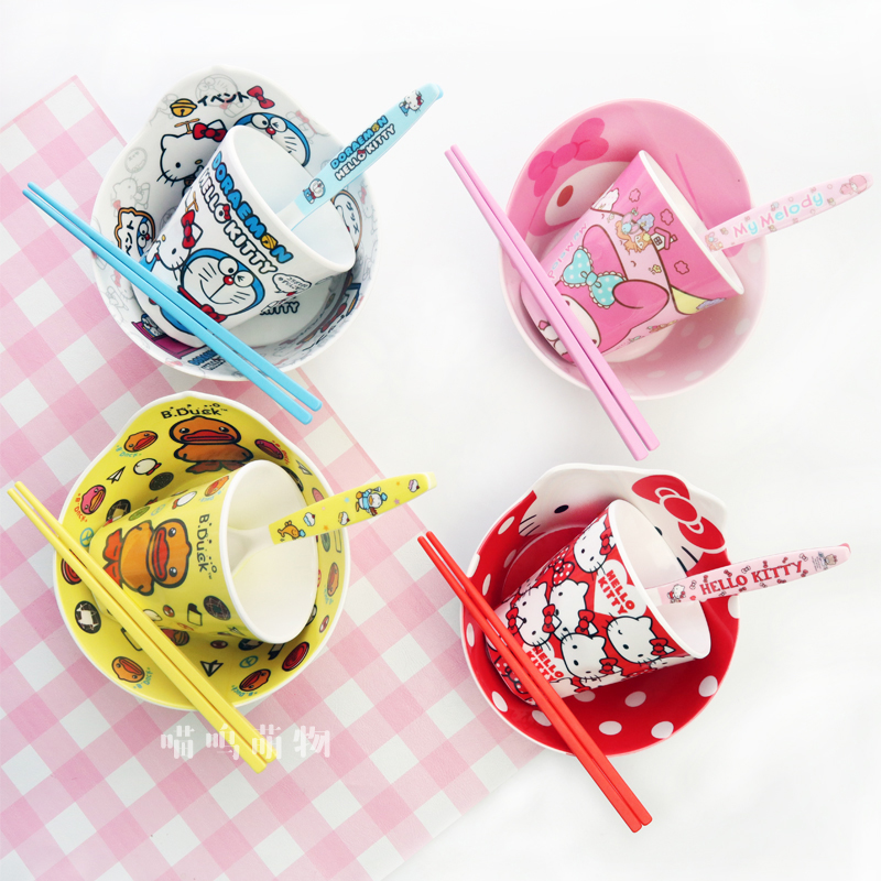 密胺防摔卡通可爱小孩儿童碗