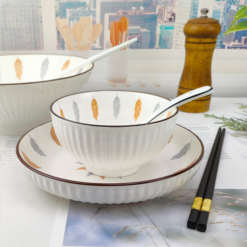 一人食餐具套装一人用筷子碗单人一套高颜值仪式感碗盘一碗筷家用,餐饮具,碗,淘宝优惠券,粉丝福利购,淘宝优惠卷