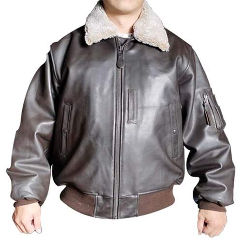 机车原生态外套防寒保暖真皮皮衣