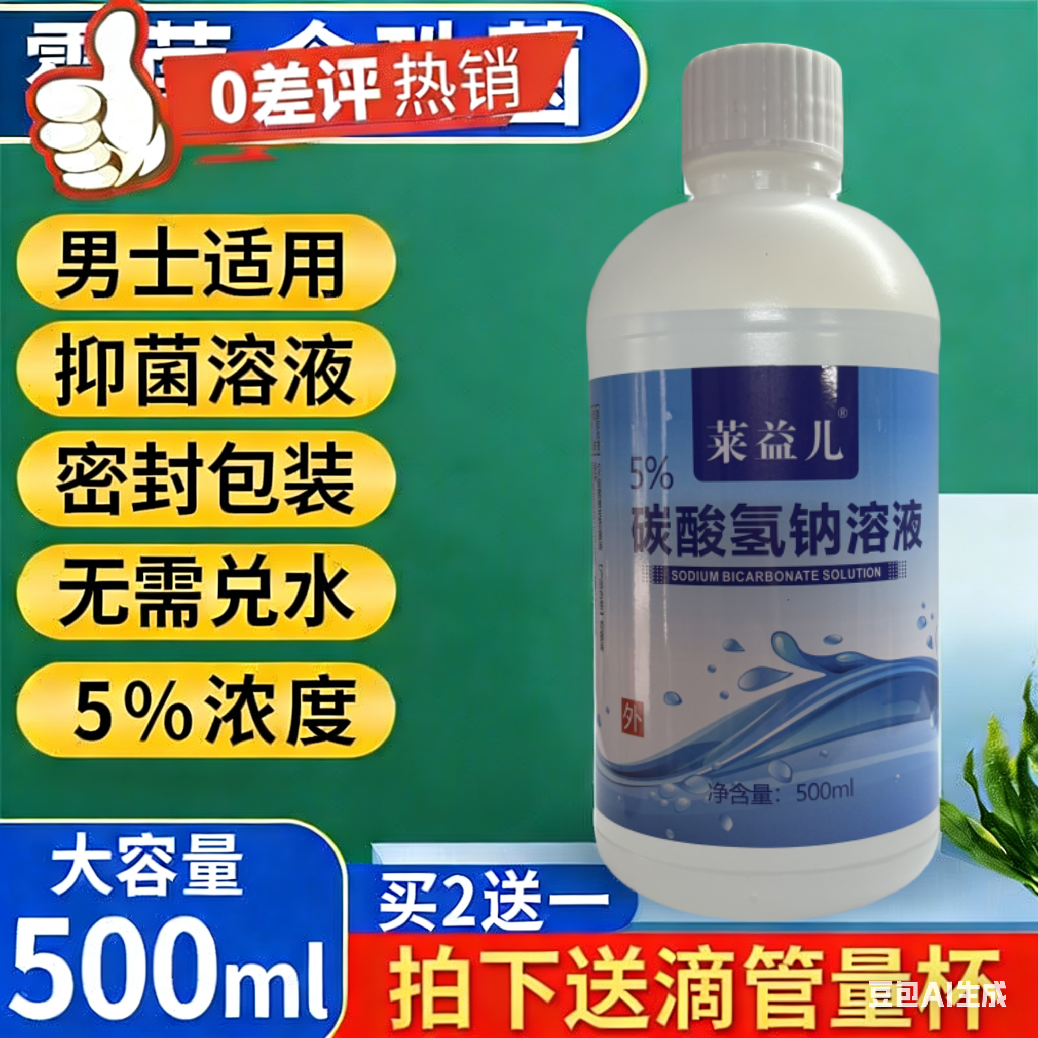 碳酸氢钠洗液液剂私处私密护理男士碳酸氢钠溶液清洁男用抑菌液