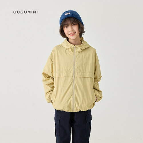 gugumini童装秋季防风软壳外套