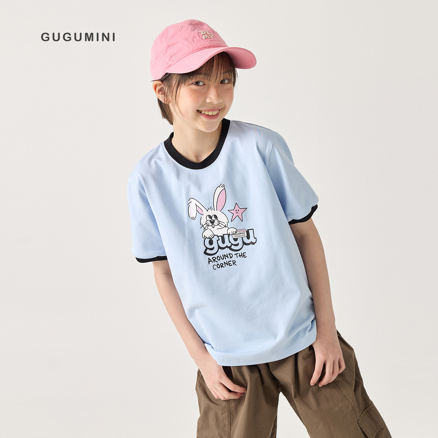 gugumini童装2026夏女童短袖T恤图片