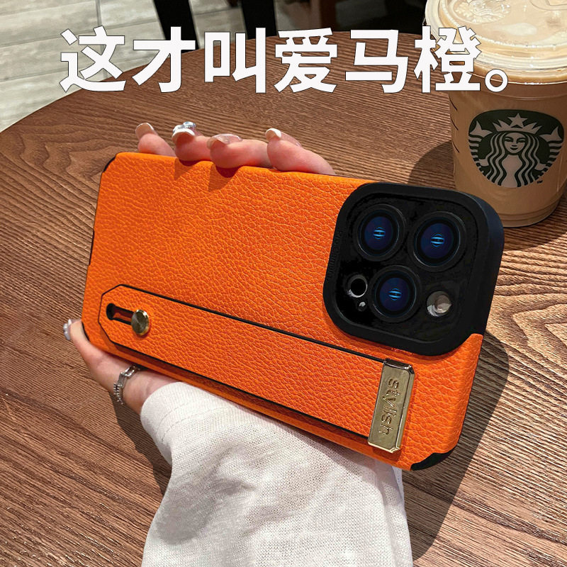 小羊皮纹适用苹果13promax手机壳支架iphone14商务12防摔11保护壳,3C数码配件,手机保护套/壳,淘宝优惠券,粉丝福利购,淘宝优惠卷