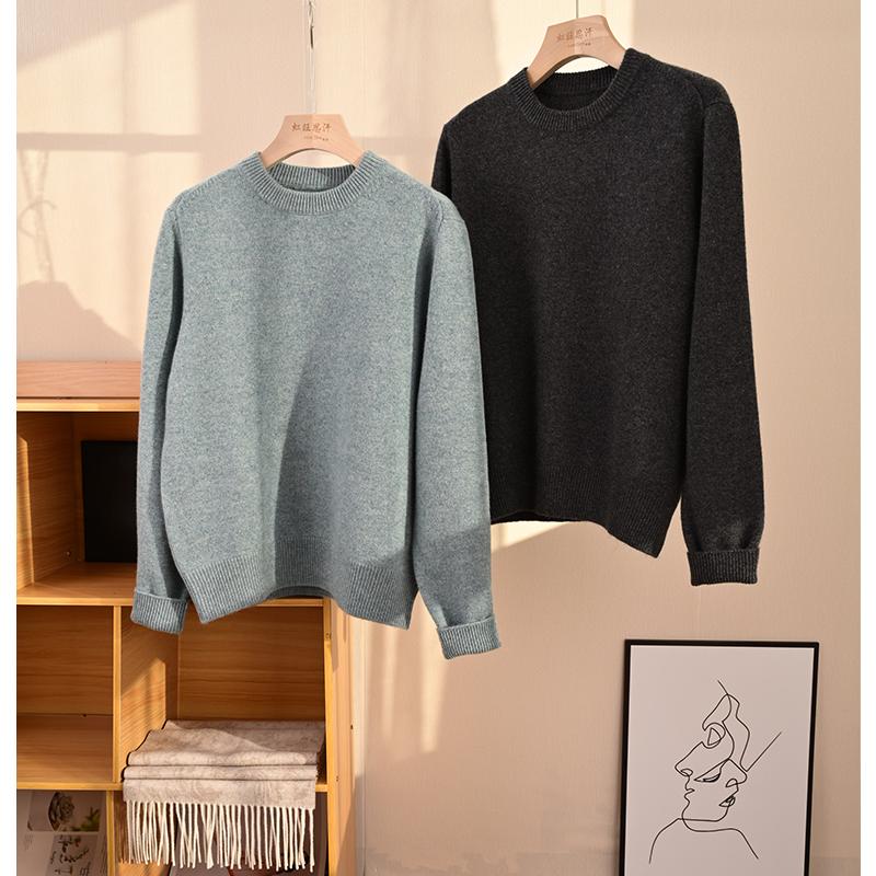 新品*禾同款羊绒加厚脖套毛衣女