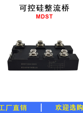 可控硅整流桥变频器MDST100-16 75A 150A 200A DFA100BA160 1600V