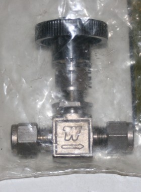 1/4英寸管针阀(Monel Alloy 400/R-405)Whitey世伟洛克M-1RS4