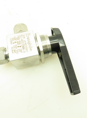 世伟洛克 SS-45S12MM-A 12 毫米管接头球阀 1500PSI 316 不锈钢肘
