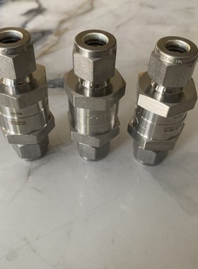 批量 3 件 世伟洛克 SS-CHS6-1/3 不锈钢 Poppet 6000 psig 止回