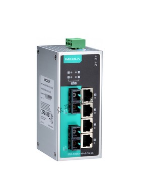 /  EDS-P206A-4PoE-SS-SC-T PoE交换机 4口PoE+2光口(SC)