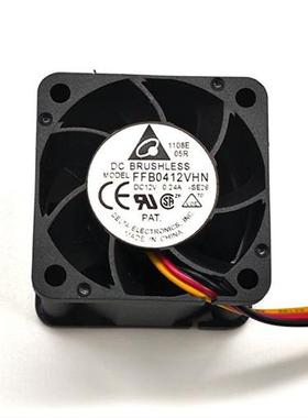 FFB0412VHN 12V 024A 4028 4CM/厘米 交换机服务器散热风扇