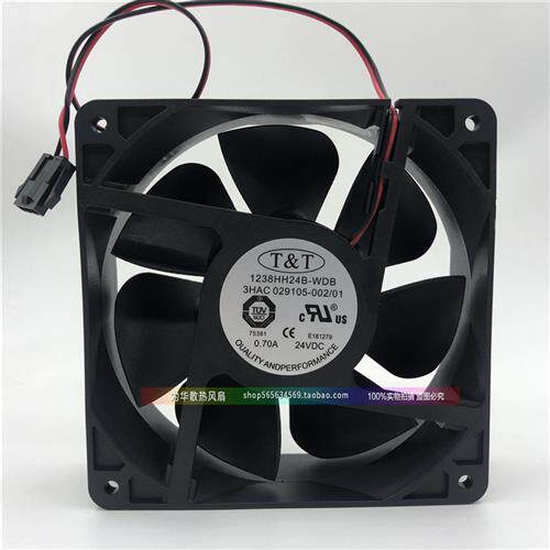 1238HH24B-WDB ABB机器人控制器风扇 3HAC029105-001 24V  原插头