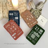 隐形眼镜盒子美瞳盒护理盒六联盒多副装 收纳盒便携可爱伴侣盒防漏