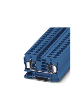 菲尼克斯 直通式接线端子 绿色零线排 ST 10 BU  3036123