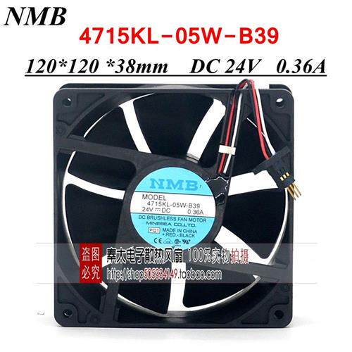 发那科系统 散热风扇 4715KL-05W-B39 DC24V 12038 全新原装