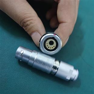 点阵冲击波手柄专用插头插座 EGG 1气电一体航空连接器 FGG