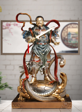 京铜纯铜真武大帝玄天上帝神像