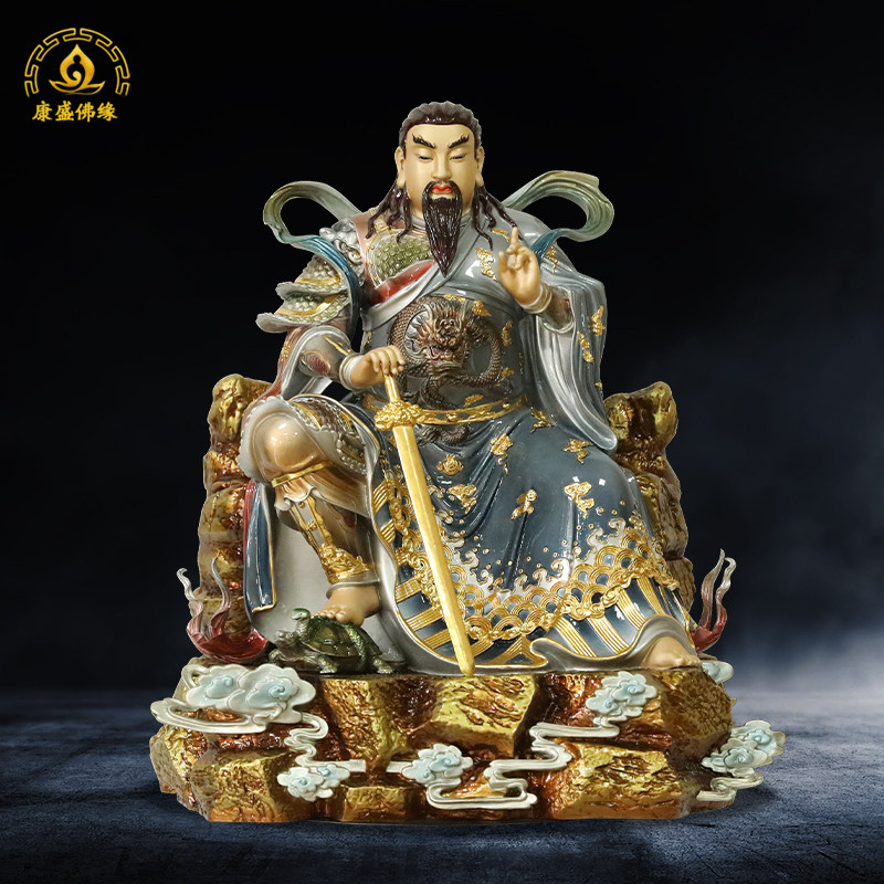 佛源玄天上帝铜珐琅复古怀旧客厅