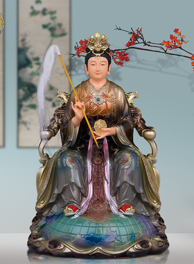 树脂地母娘娘后土娘娘中式客厅