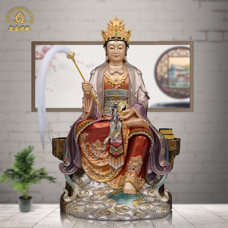地母娘娘神像纯铜家用供奉摆件