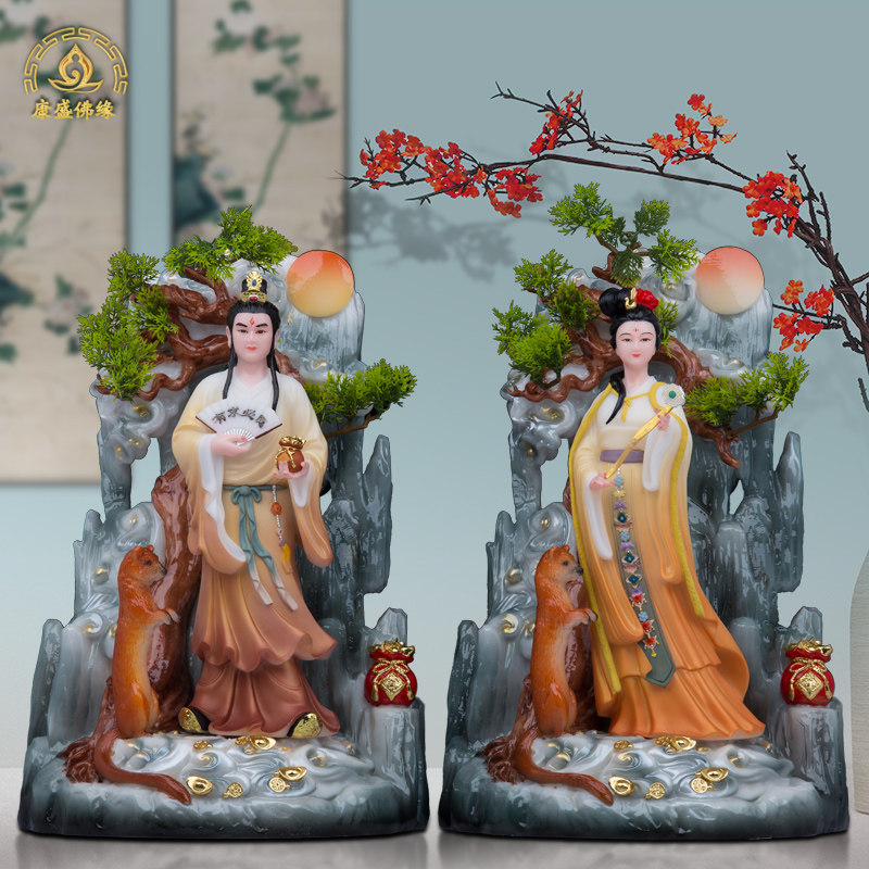 黄家仙拜月黄姑娘黄公子教主黄鼠狼神像黄天霸天刚天龙汉白玉摆件