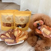 补钙宠物狗零食 磨牙美毛 五月自制无添加奶酪鸡肉干 奶酪鸭肉干