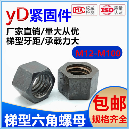 河北邯郸45#钢8级梯形外六角螺母