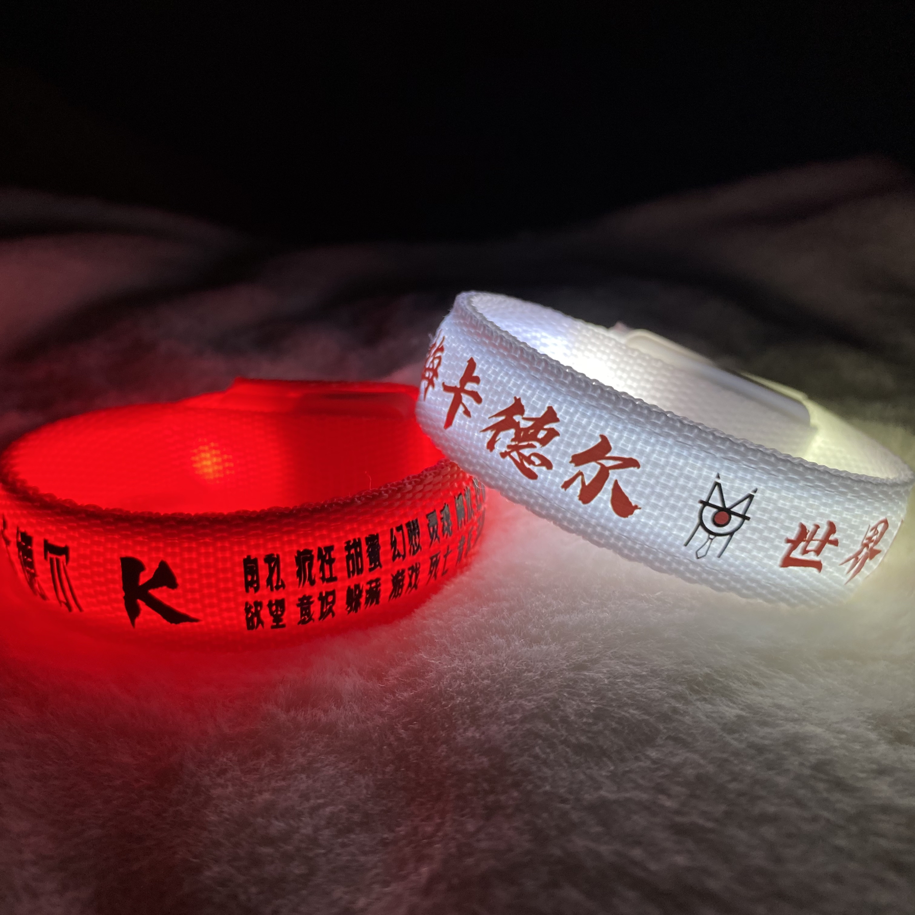梅卡德尔乐队音乐节应援发光手环定制演唱会周边气氛荧光棒道具