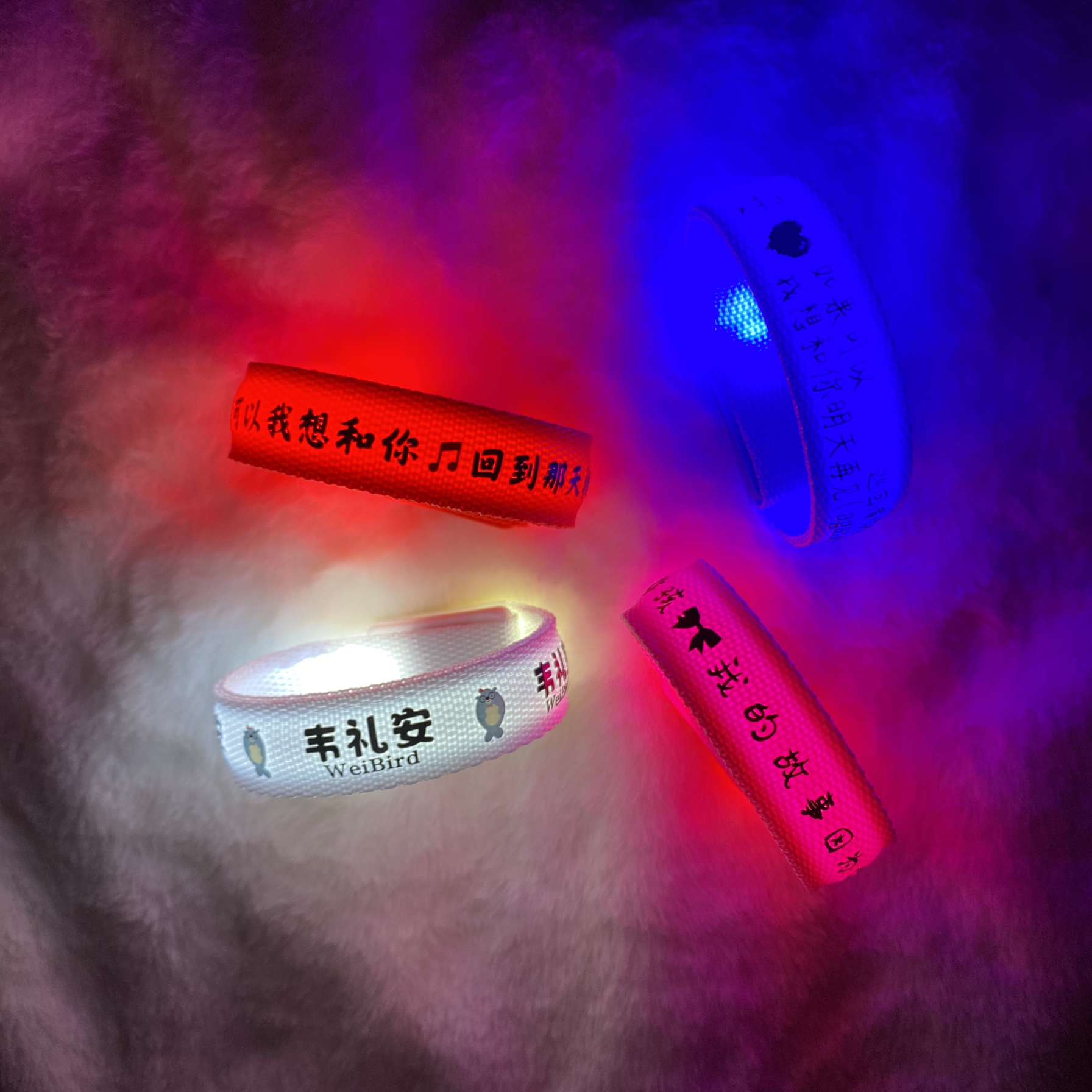 韦礼安演唱会应援发光手环定制音乐节乐队周边荧光棒气氛道具灯牌