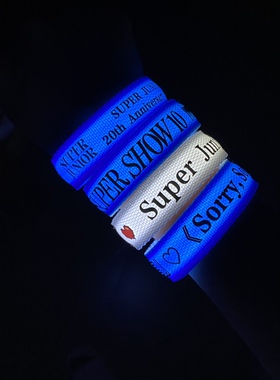 super junior演唱会应援发光手环定制明星周边粉丝物料气氛荧光棒